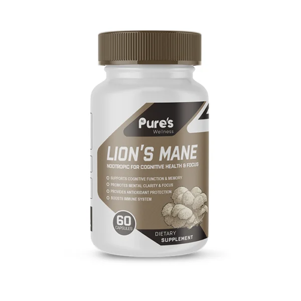 Pure's Wellness Lion's Mane 60s Capsules